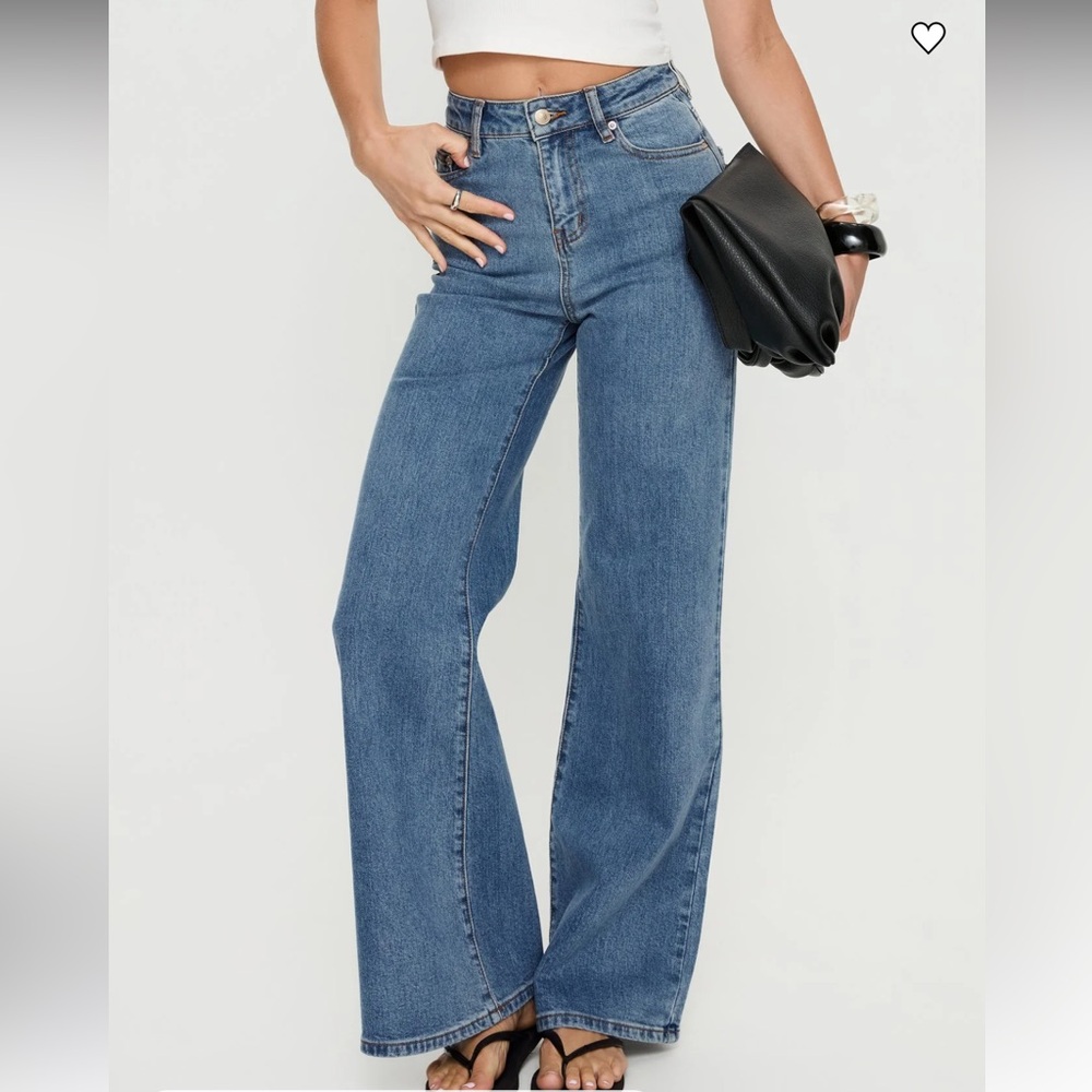 princess polly high rise flare jeans